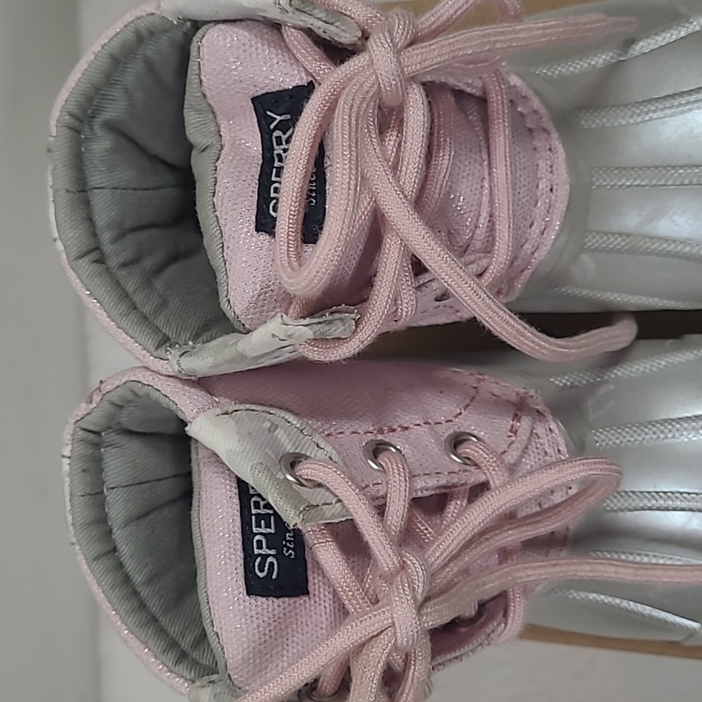 Sperry Port Boot Pink Camo - Picture 2 of 9